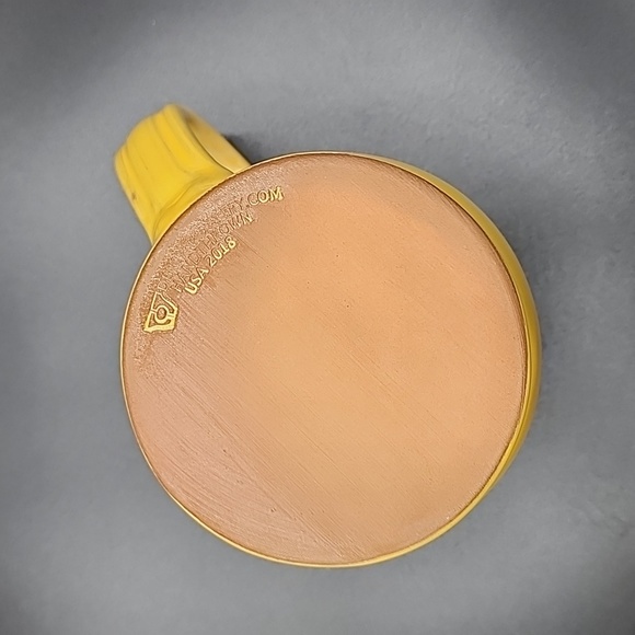 Egg Harbor Café Breakfast & Lunch Lake Forest Illinois Deneen Pottery Mug Yellow - Picture 7 of 7